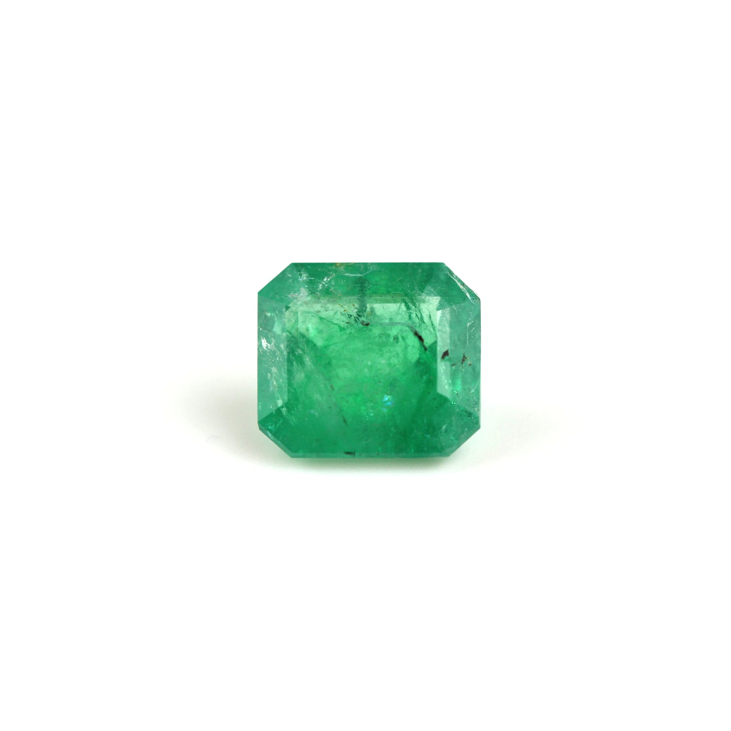 Green 3.55 ct. Emerald in square cut