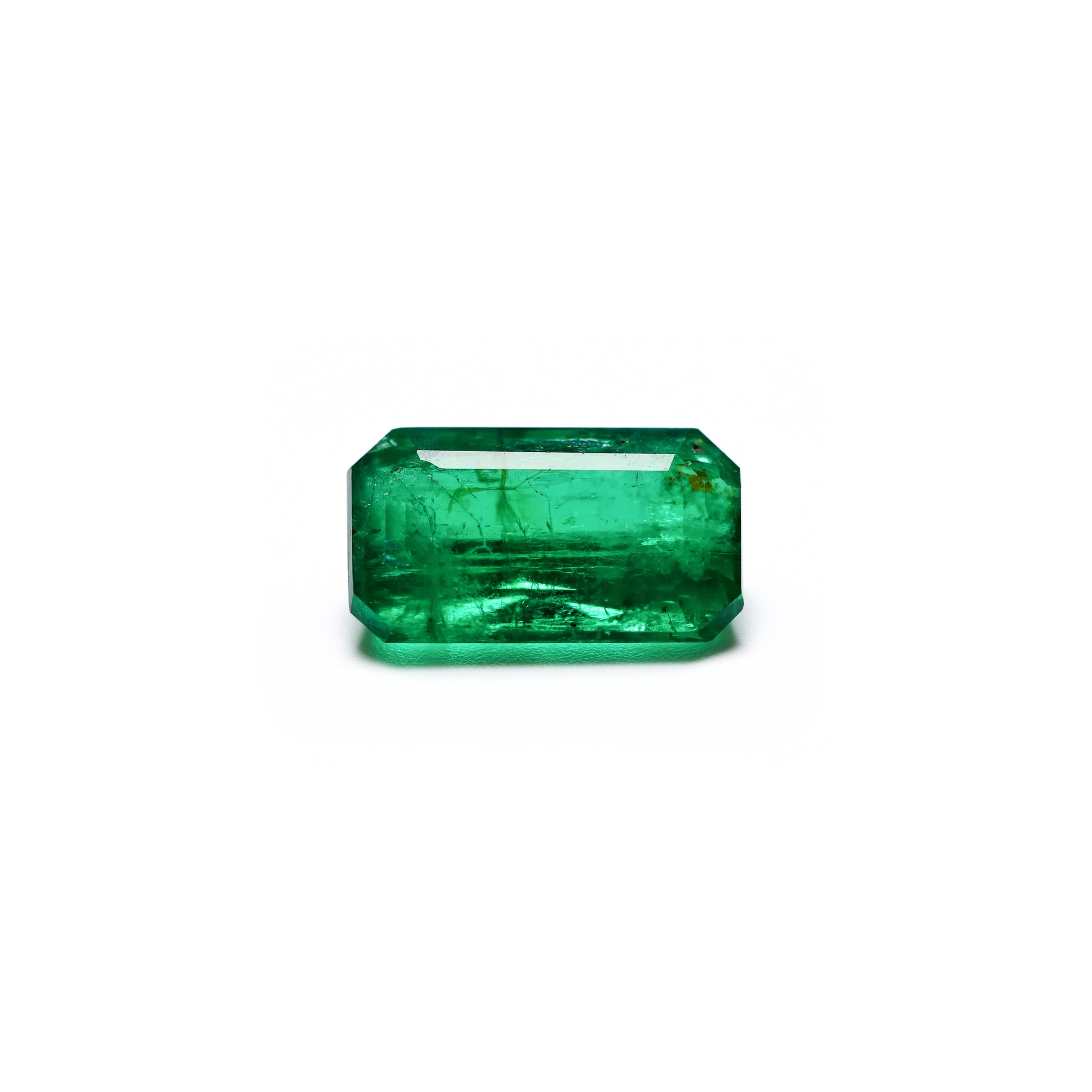 Vivid green 6.4 ct. Emerald