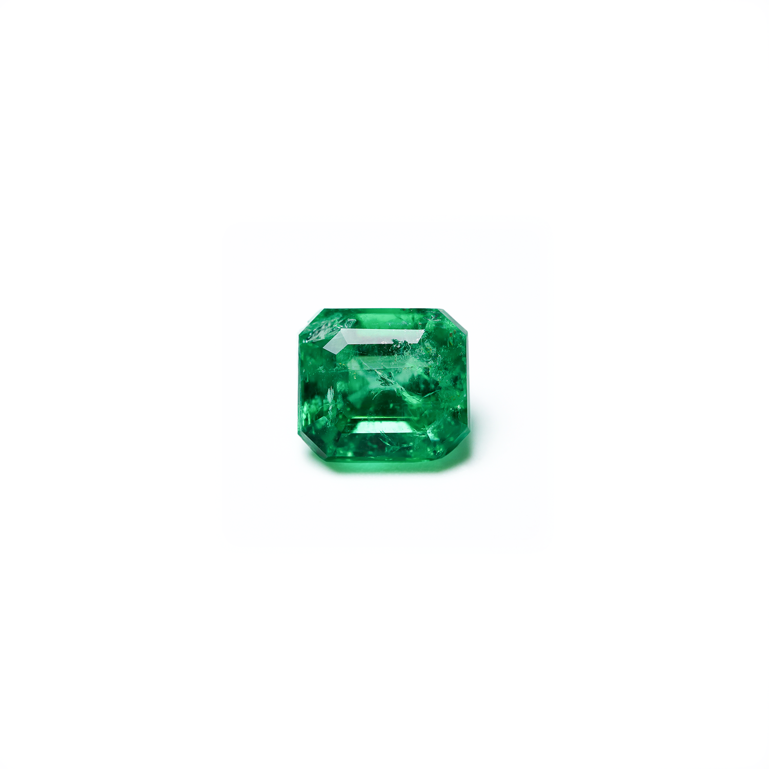 Bluish green 1.3 carat Emerald