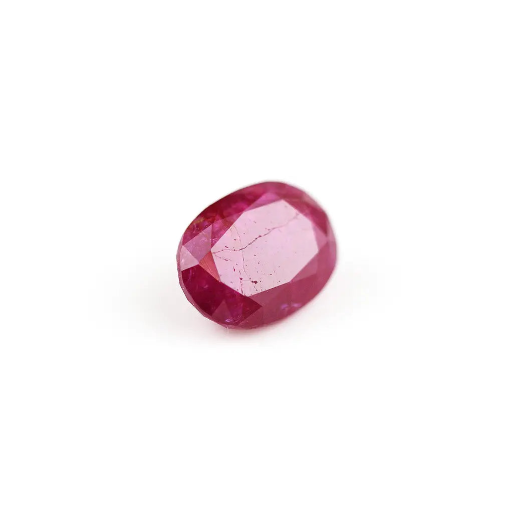 Red 2.8 ct. Ruby in oval cut