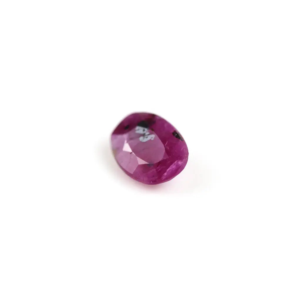 Purplish red 1.7 ct. Ruby in oval cut