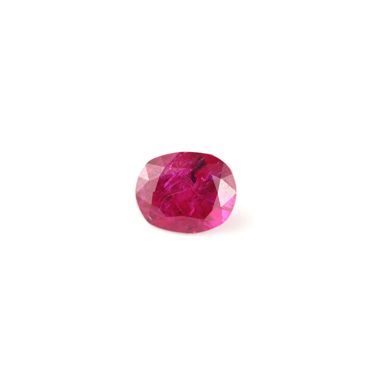 Pinkish red 1.23 ct. Ruby in oval
