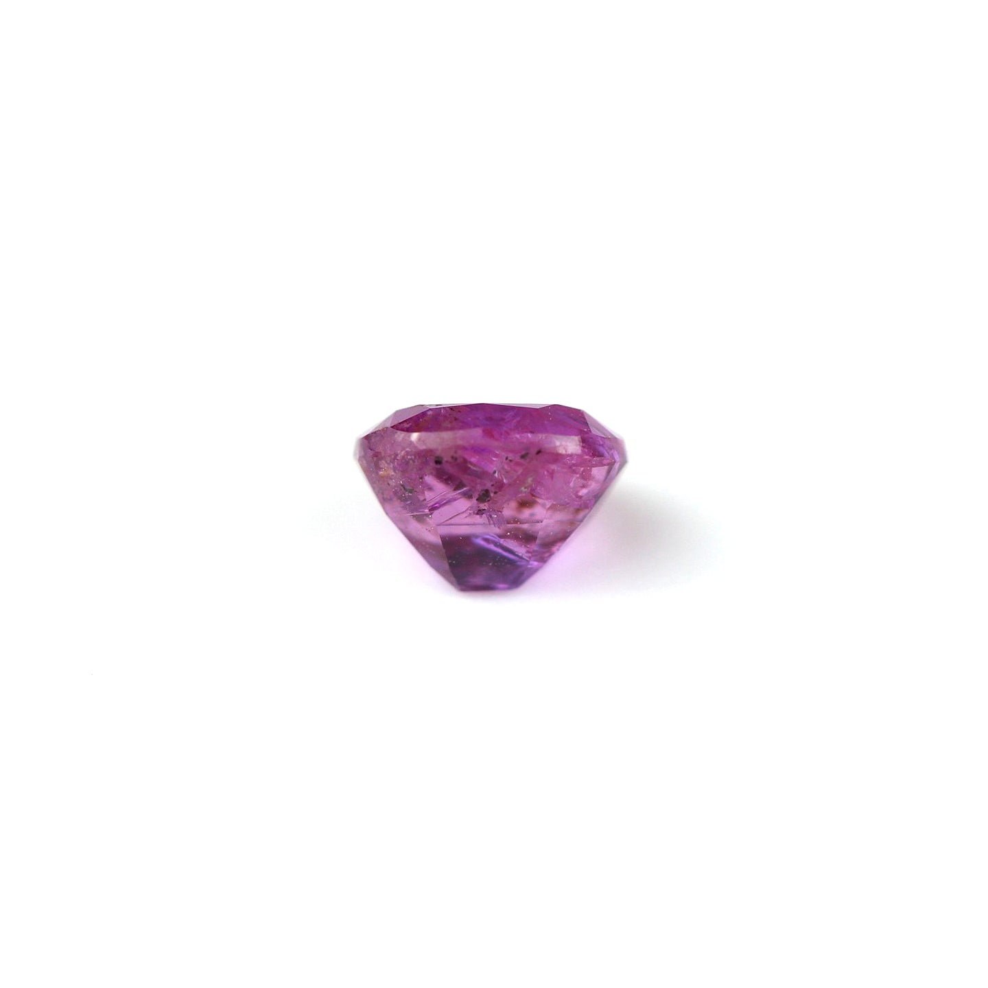 Light purplish red 1.56 ct. Ruby in oval