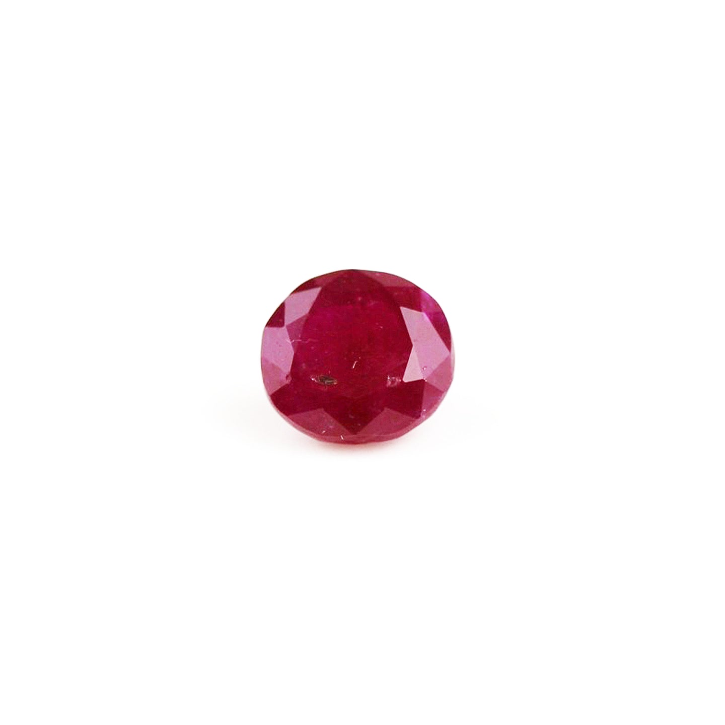 Purplish red 1.73 ct. Ruby in round