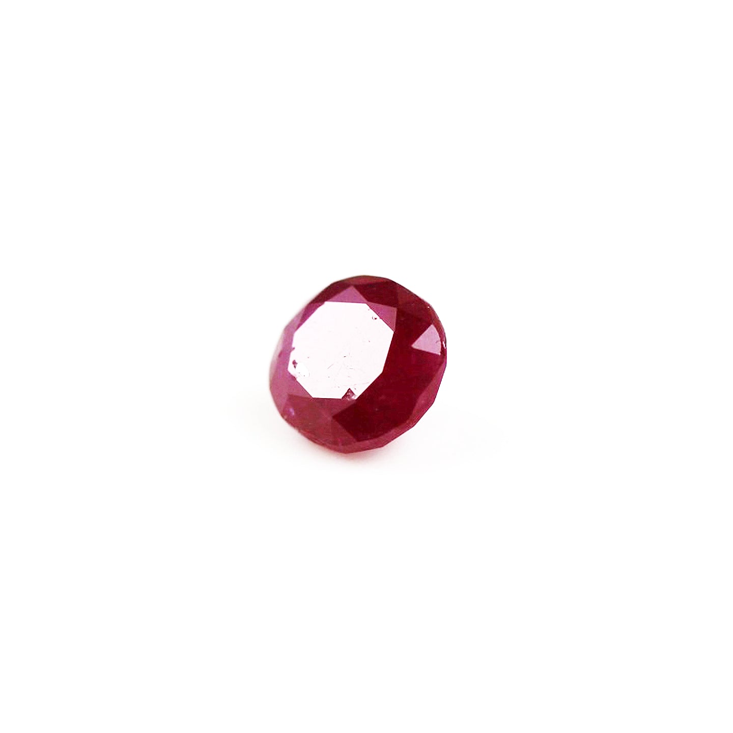 Purplish red 1.73 ct. Ruby in round