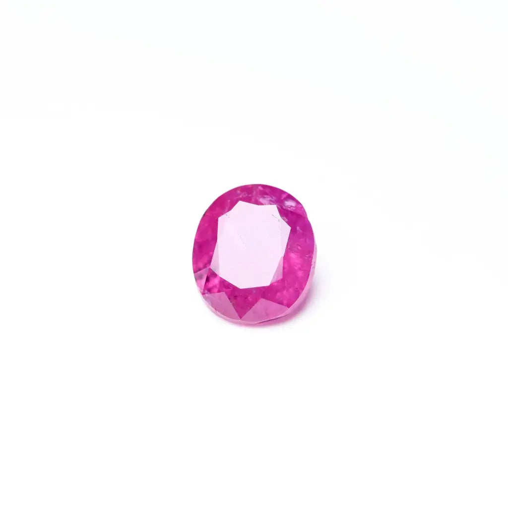 Pink 2.1 ct. Ruby in oval cut